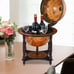 23 Globe Bar Wine Cabinet with 16th Century Nautical Map