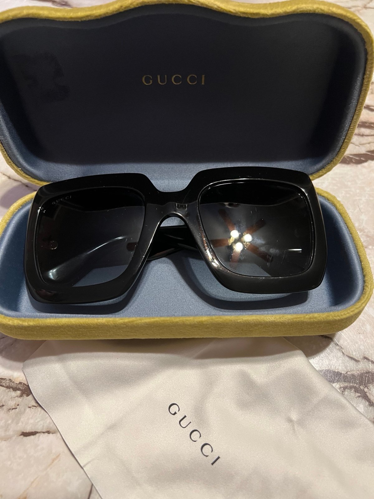Gucci Oversized Square Sunglasses