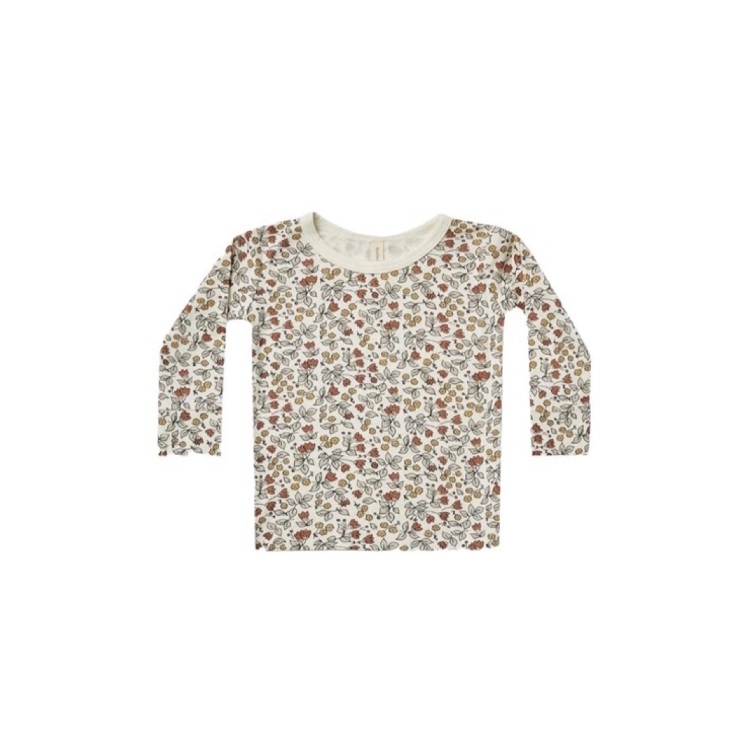 NEW Quincy Mae floral long sleeve tee