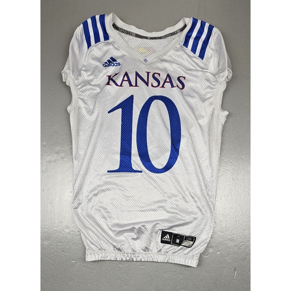 Adidas Kansas KU Jayhawks Practice Jersey #10 Mens Medium. Player Issued 2021