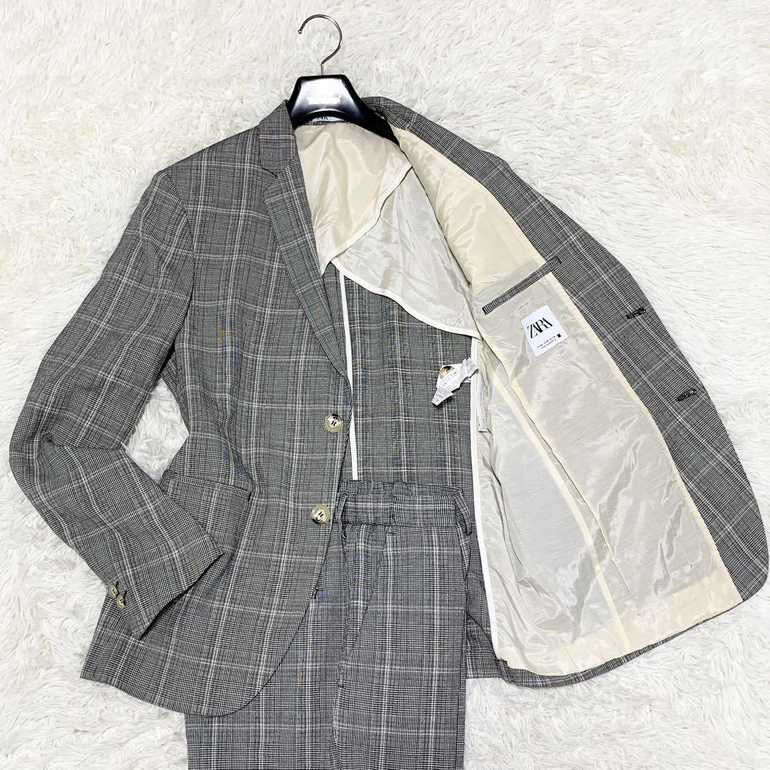 【Ultra Rare XL Size Glen Check】Zara Casual Suit Set Up