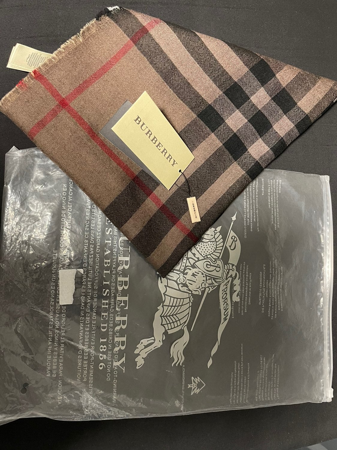 burberry scarf gauze