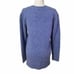 MAGASCHONI Small Oversized Alpaca Wool Blend Blue V-neck Sweater