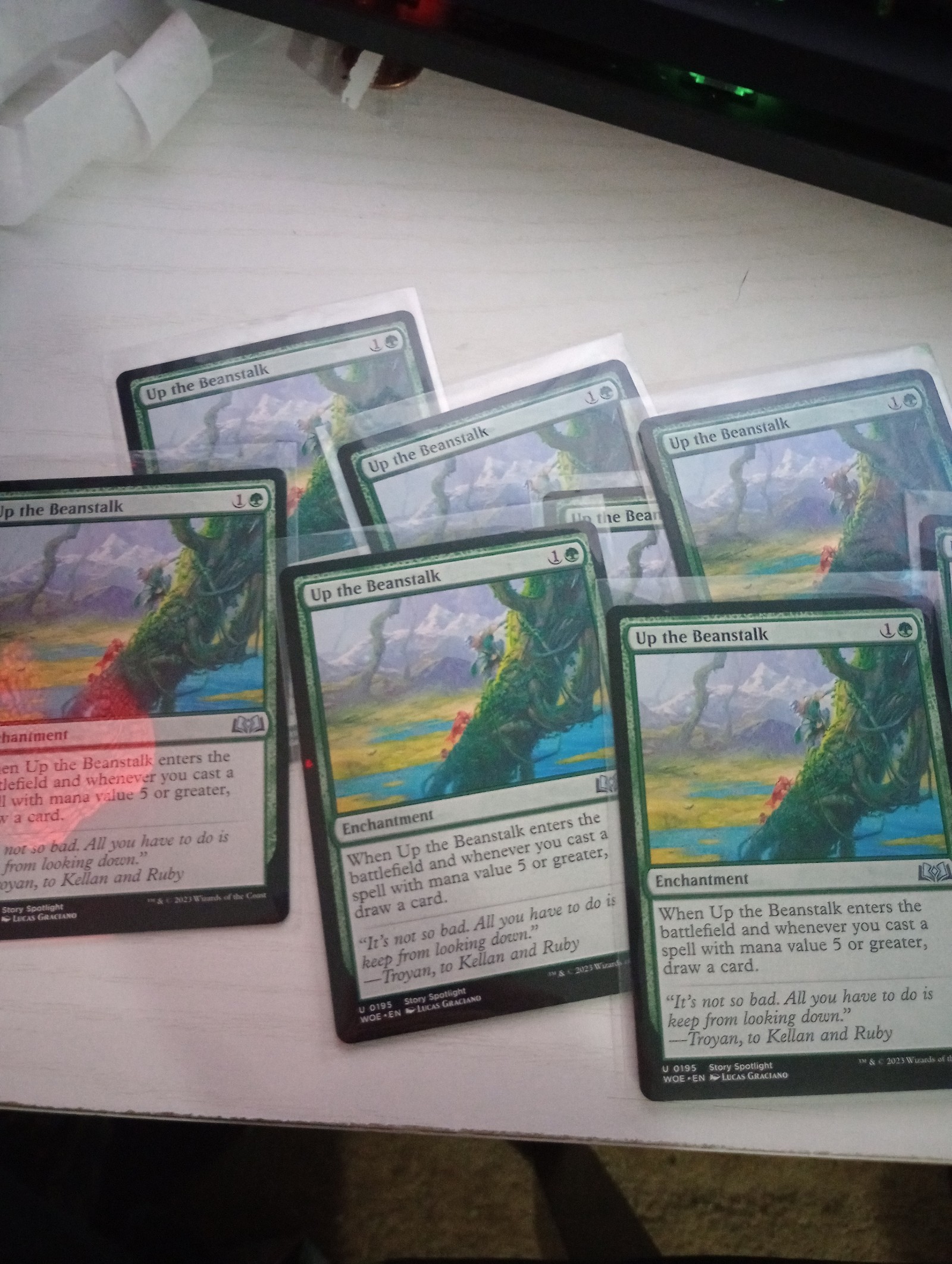 Up the beanstalk 1 foil -up the beanstalk 9 nonfoils