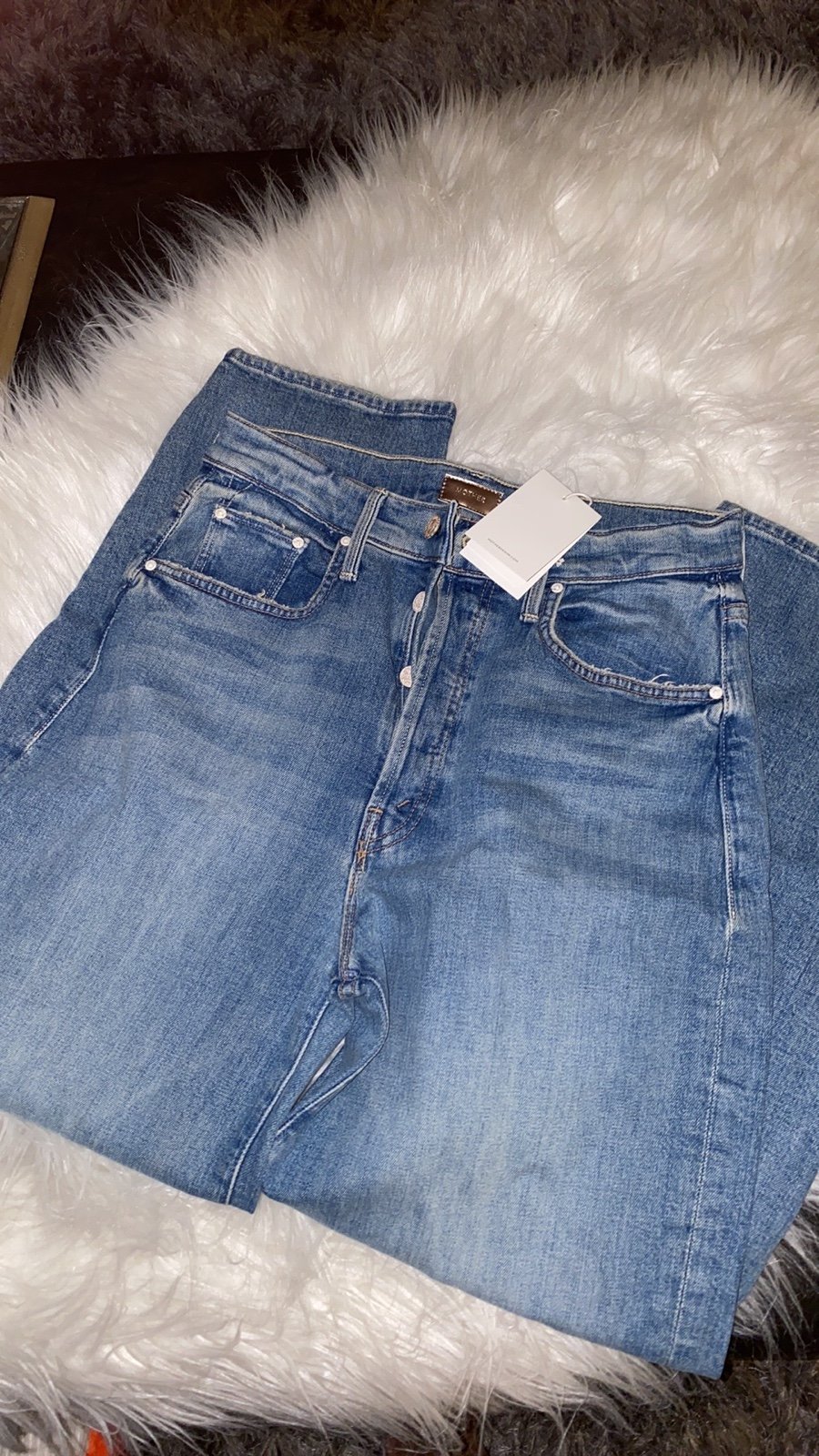 MOTHER The Curbside Ankle Straight Leg Jeans size 27