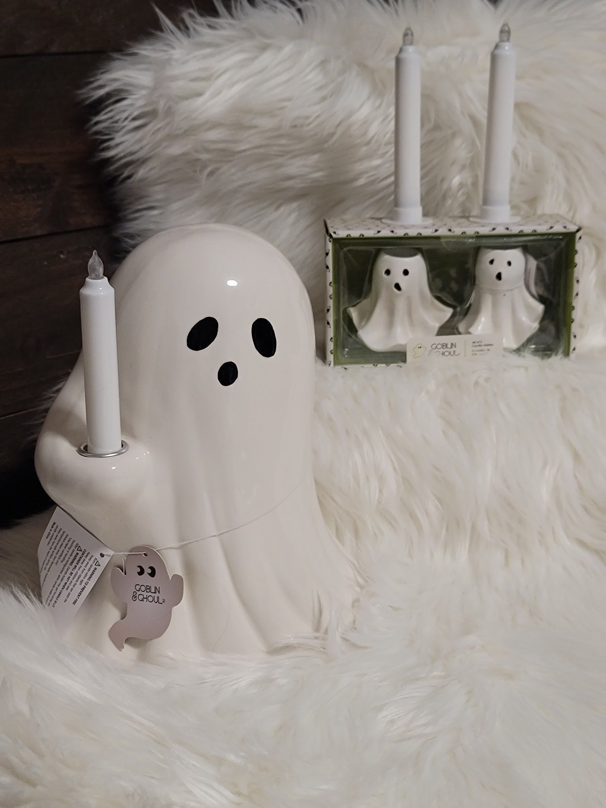 Viral Goblin And Ghoul Ghost Candle Holder Set! HTF Tiktok