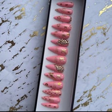 Press on nails stiletto long