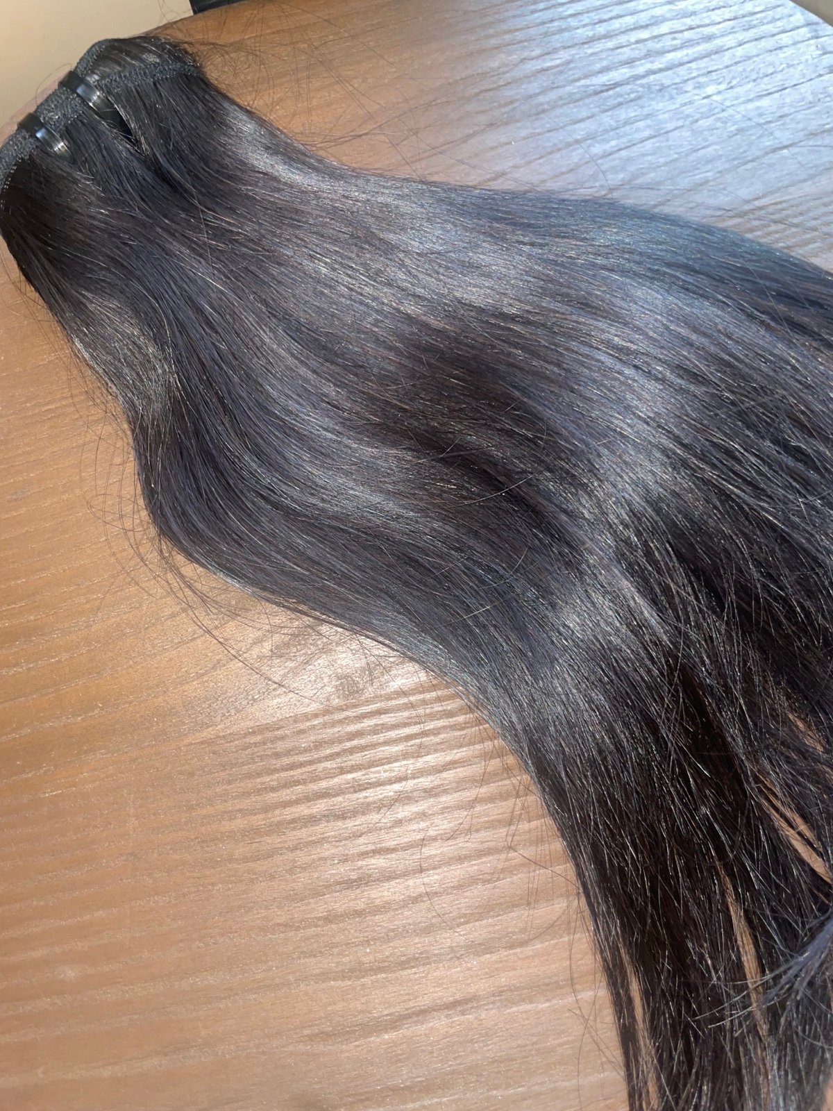 Raw virgin straight 14 inch bundle