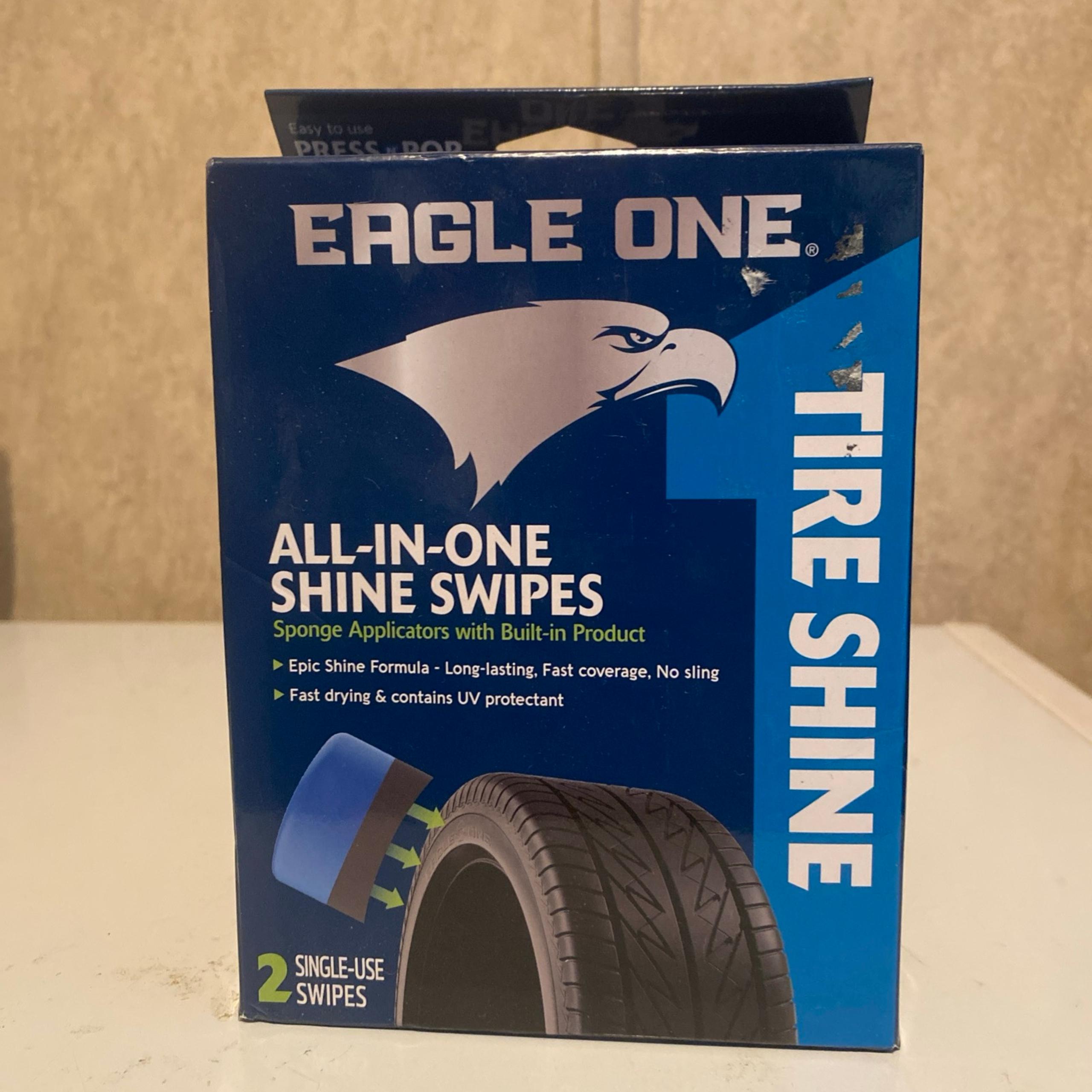EAGLE ONE All-In-One Tire Shine Swipes Car Truck Auto Wheel Sponge Applicators