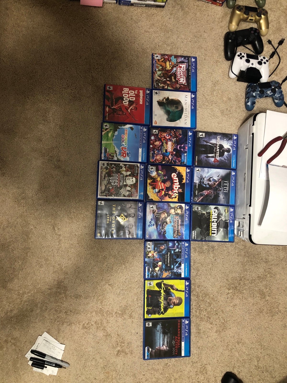 PlayStation Lot of 15.00 Games! All for 190.00!
