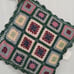 Vintage Keeco Pillows Fine Crocheted Granny Squares Decor 18x18