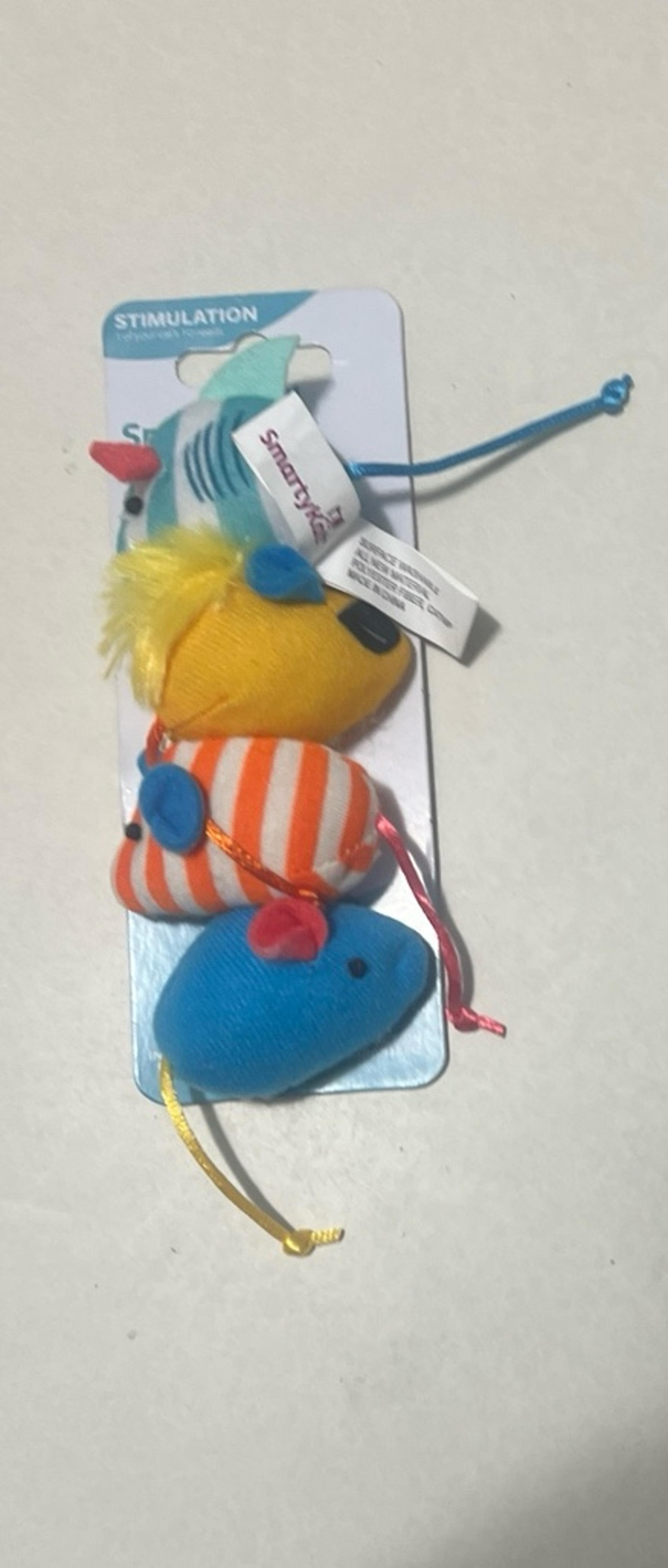 Smarty kat skitter mice cat toy