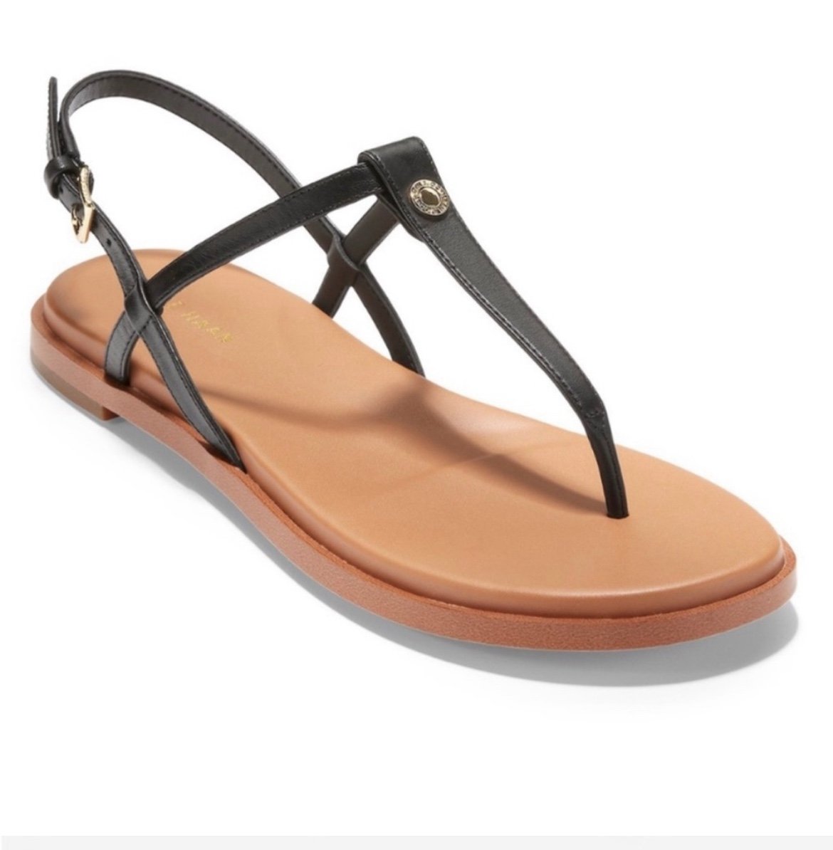 COLE HAAN Flora Leather Thong Sandals Size 7
