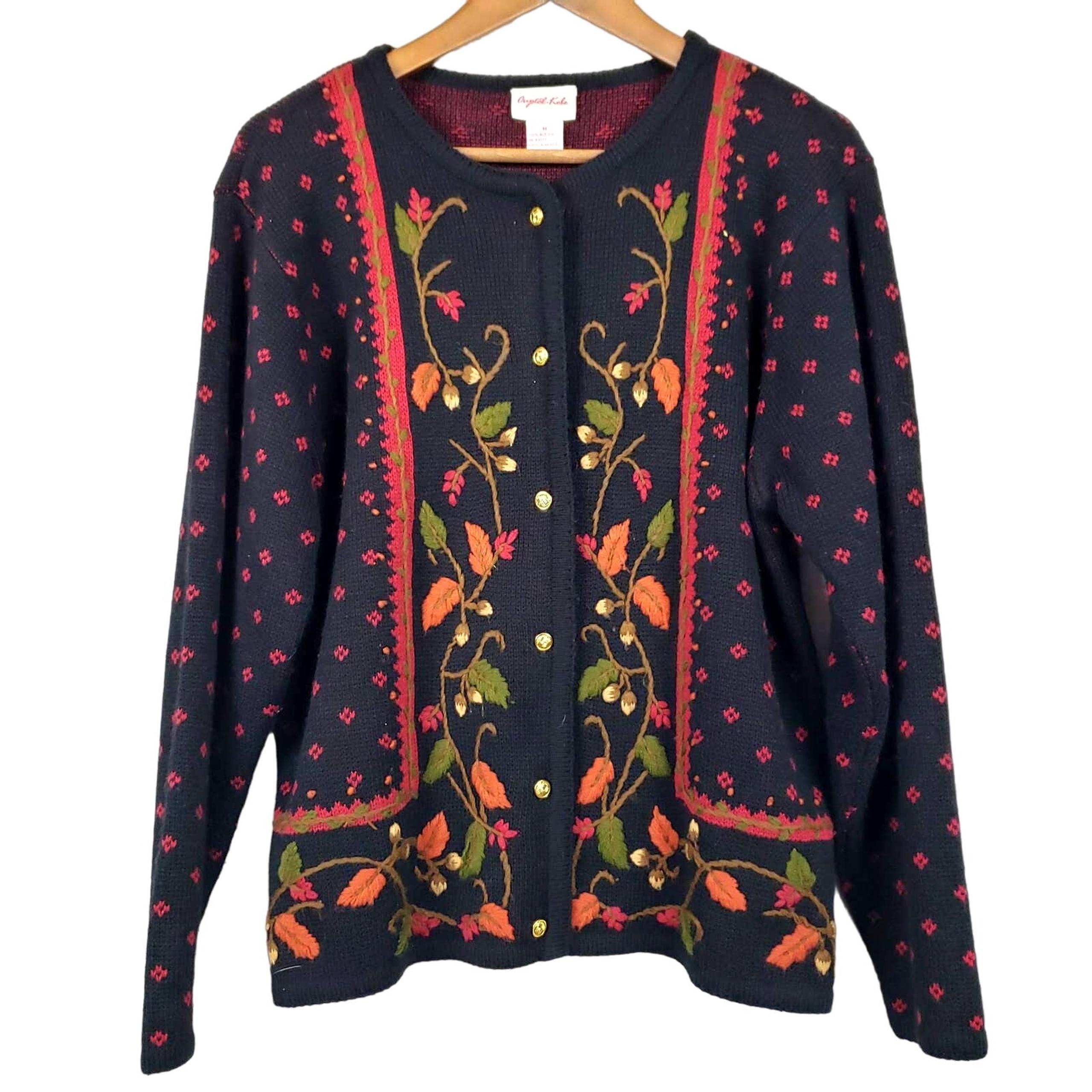 Vintage Crystal Kobe Sweater - M