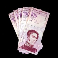 5 PCS x VENEZUELA 100 BOLIVARES DIGITALES banknotes-2021 - CIRCULATED