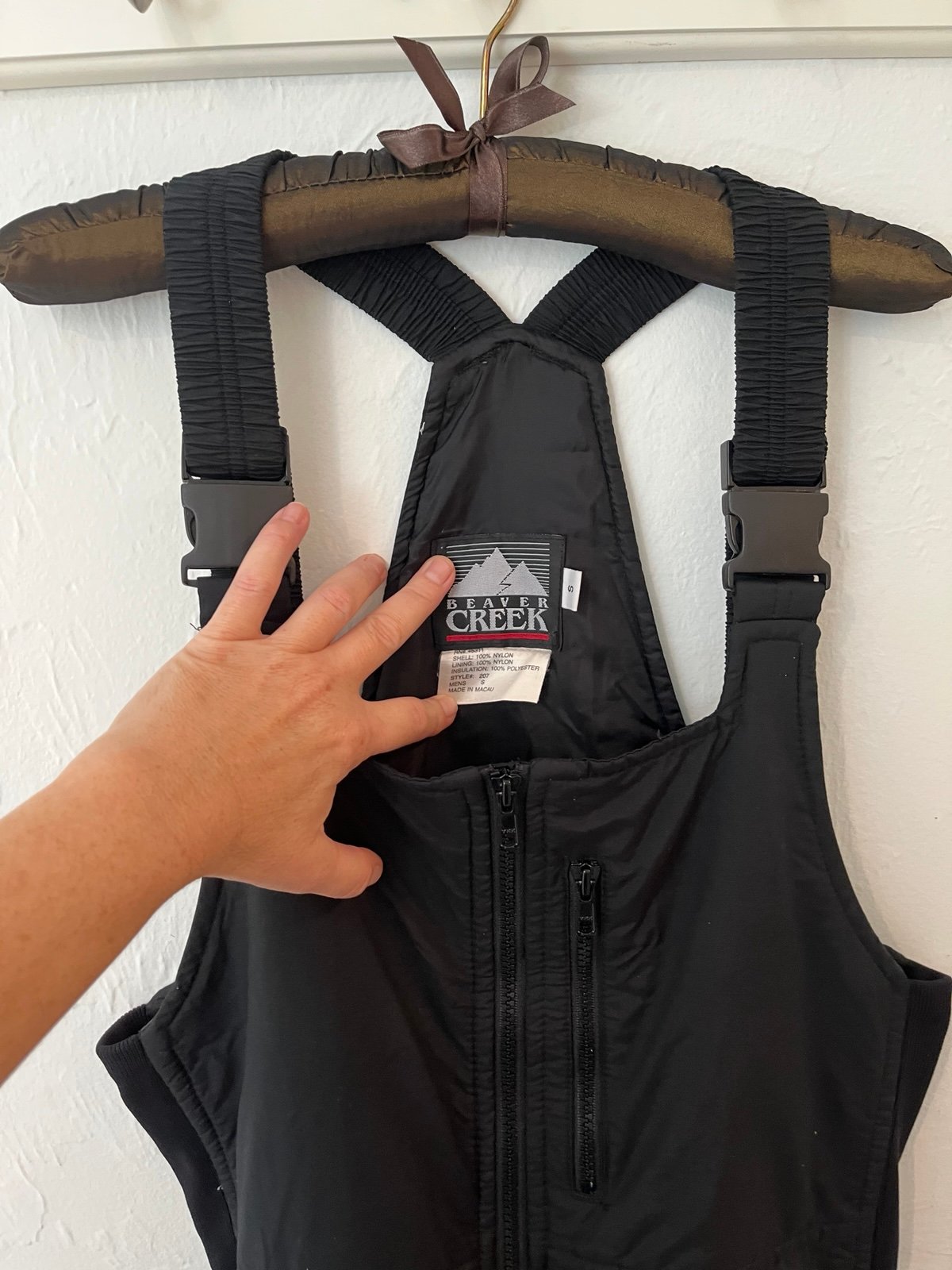 Beaver Creek Men’s Sz S Snow Bibs Black