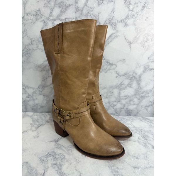 Wanted Western Inspired Boots sz 7 Tan NEW # K999