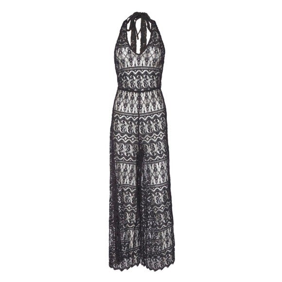 Alice + Olivia Blakey Lace Jumpsuit