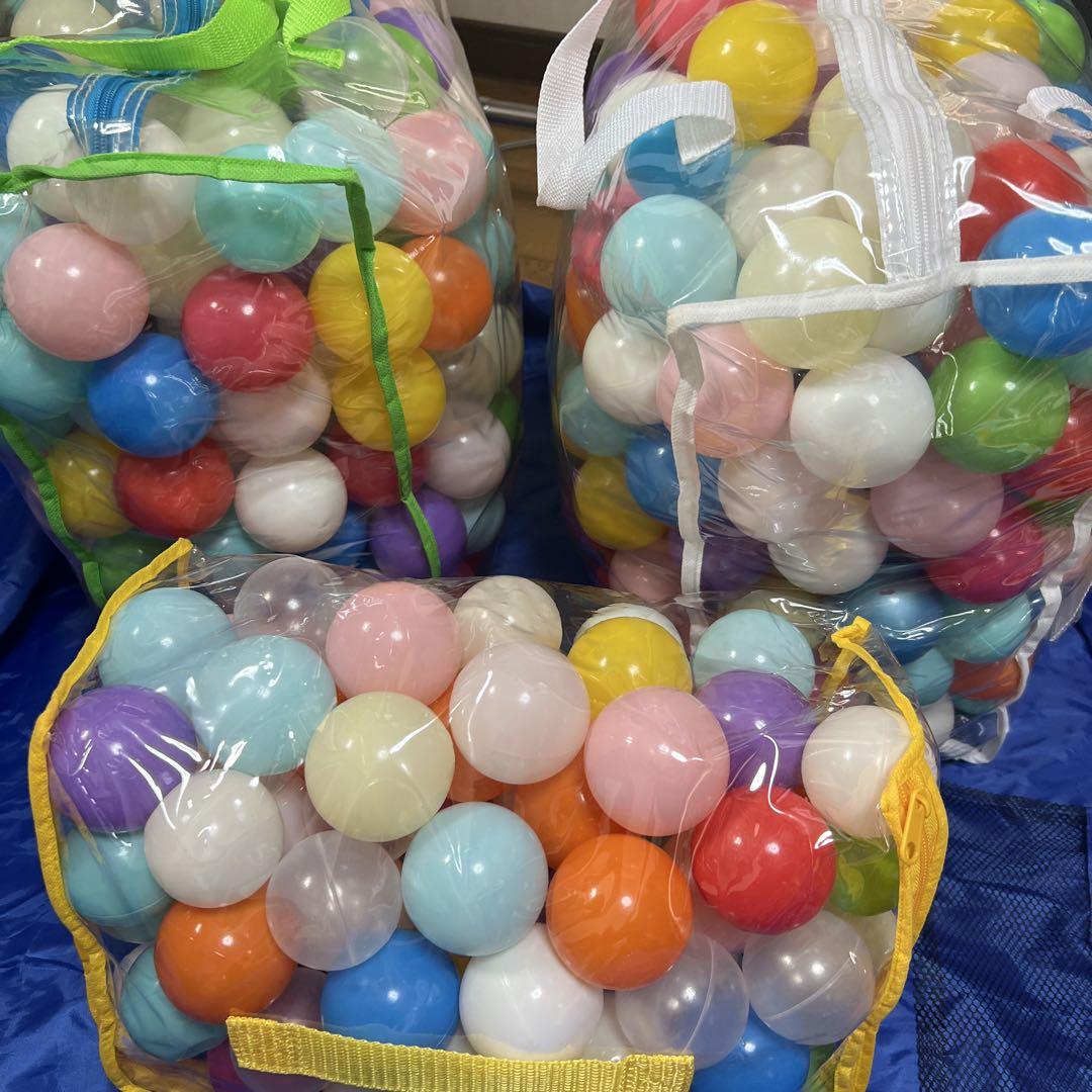 Approximately 100 Colorful Balls for Ball Pit and Storage Bag