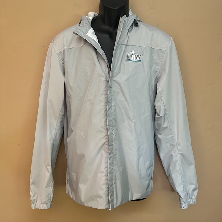 Super Bowl LIV Embossed Windbreaker Medium Gently worn AUTHENTIC merch