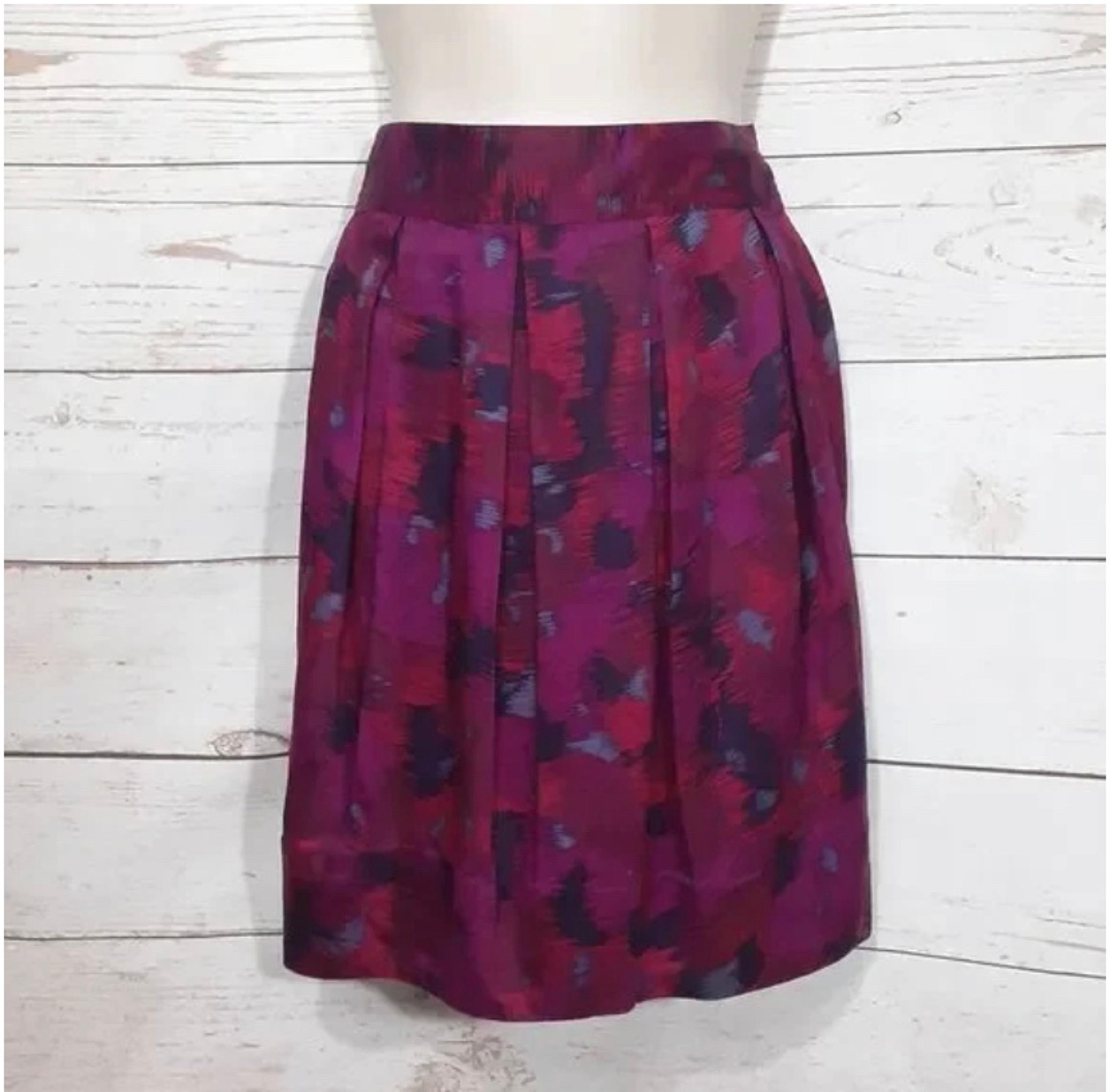 Marc by Marc Jacobs Purple Print Skirt, Size 4