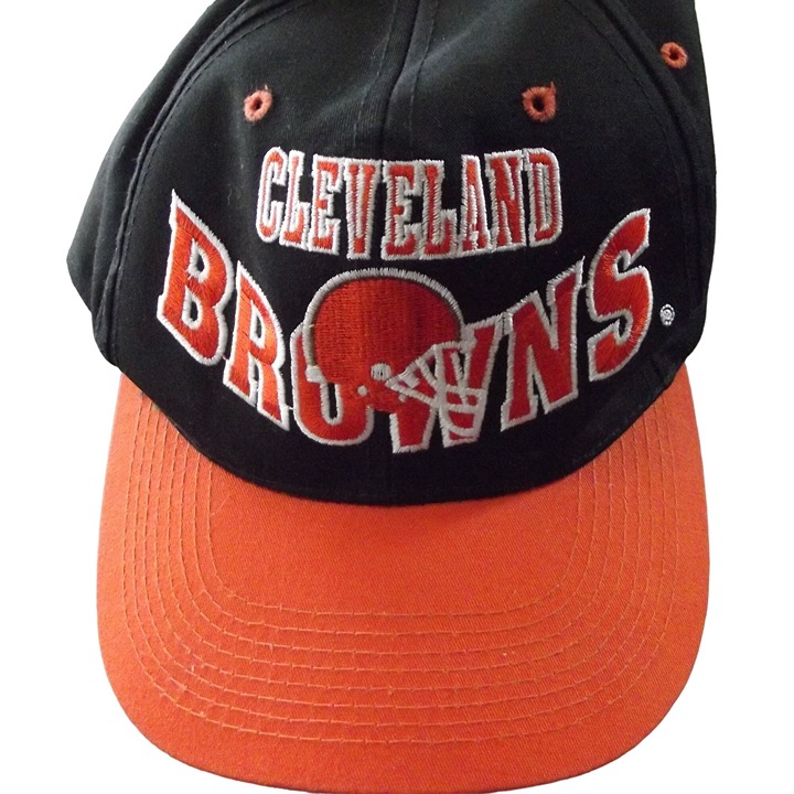Vintage Cleveland Browns Hat 90s (youth size small) 1990s ball cap black snapbac