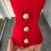 J Crew Red Odette Sweater Lady Jacket Cardigan