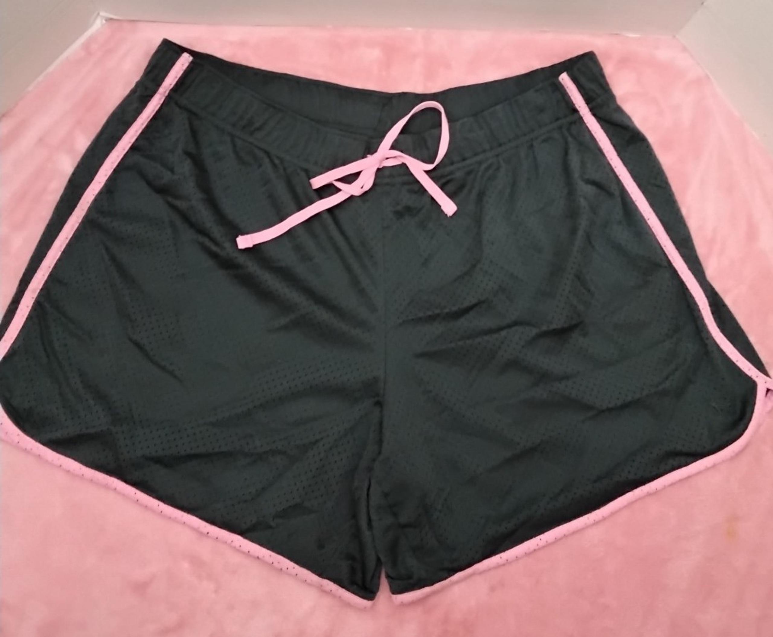 Danskin now XL  charcoal Grey with pink accents shorts for women