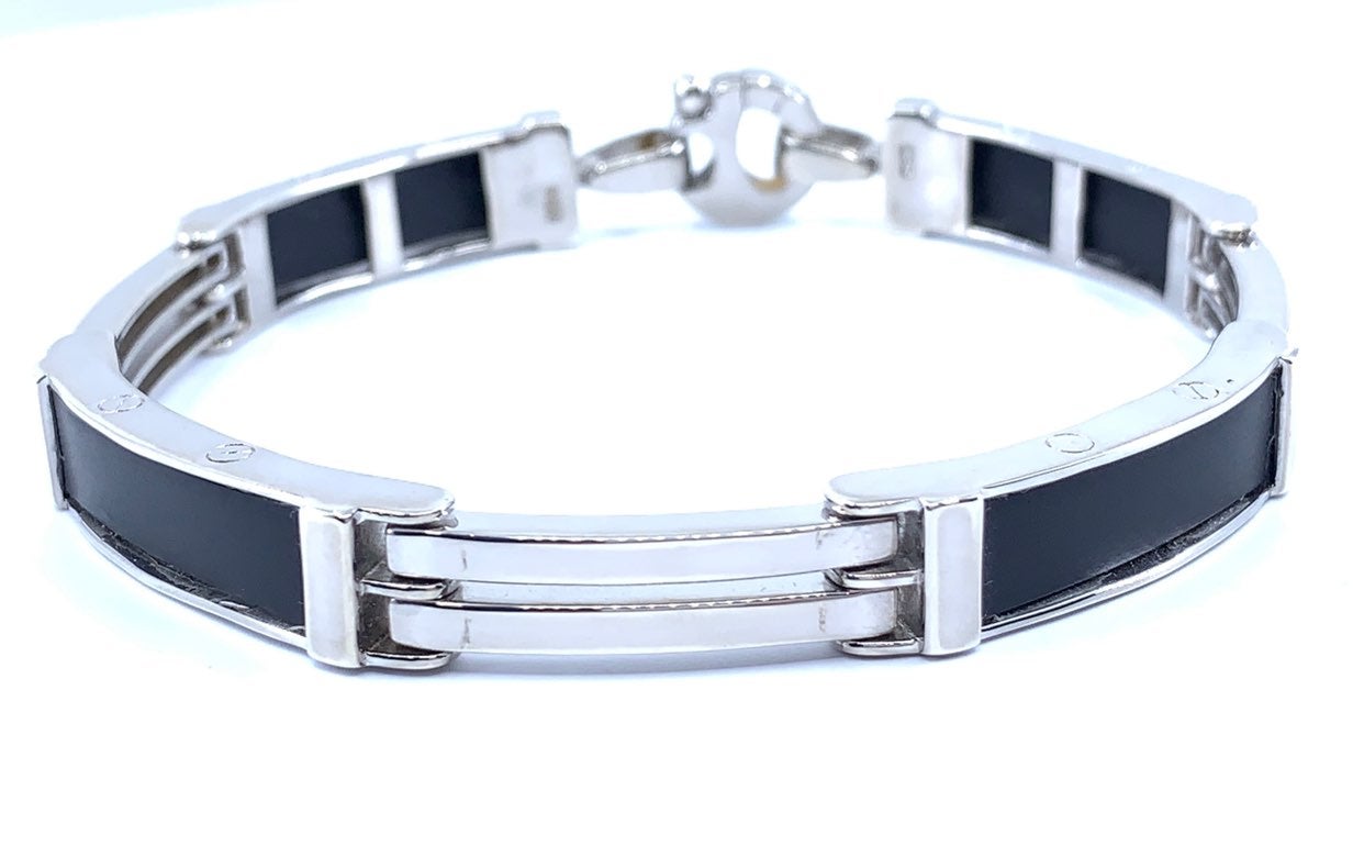 Men’s Black Masculine S.S. Bangle