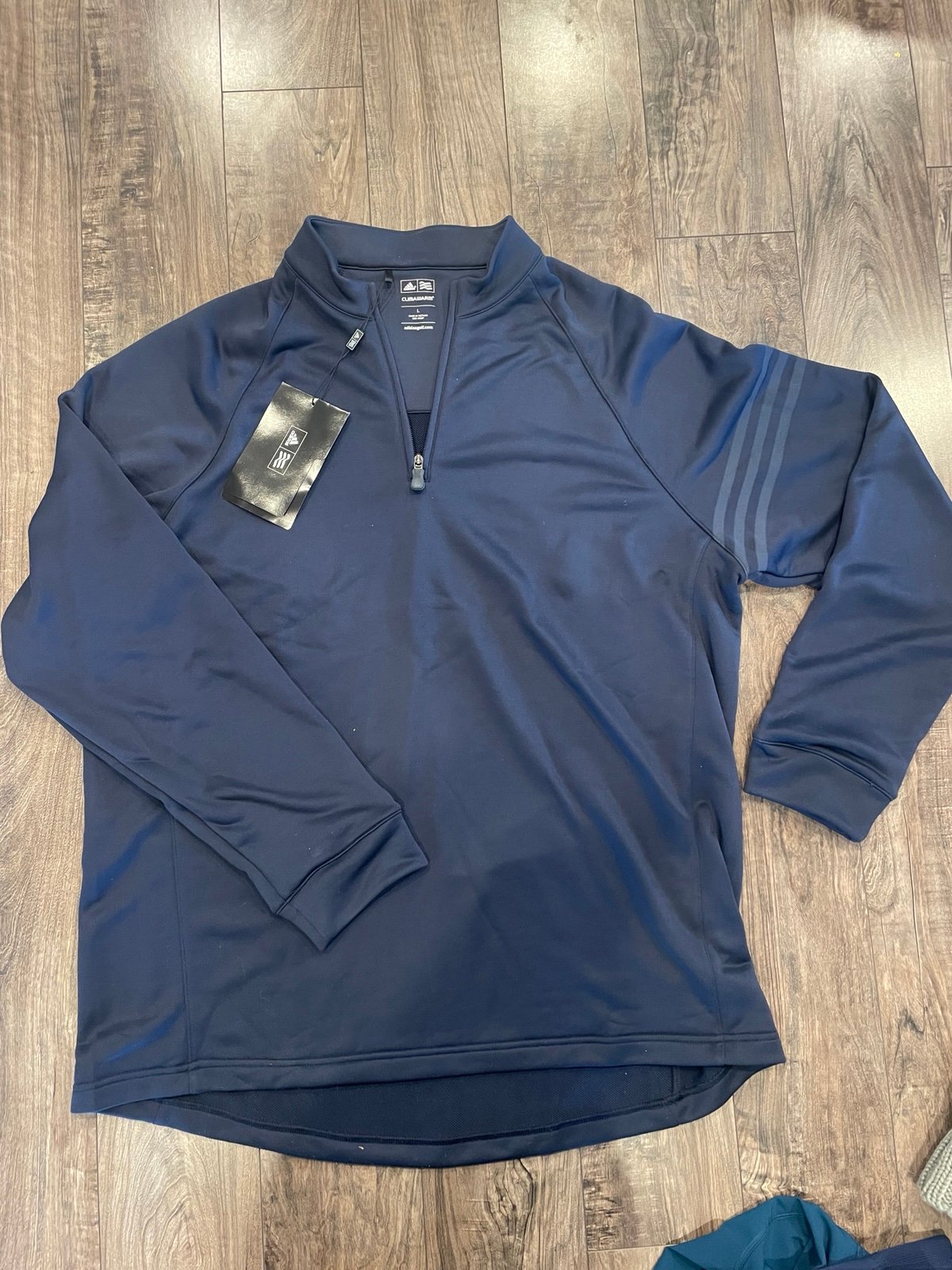 Mens Adidas Golf dri fit 1/4 zip pullover