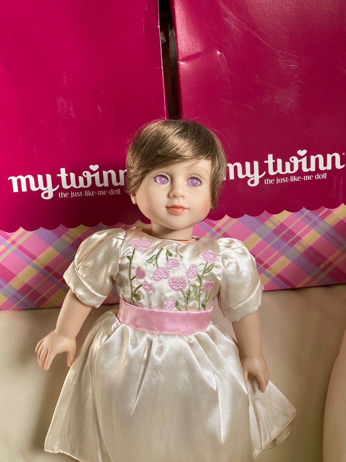 My twinn Doll 2013 edition 18” Doll with pink eyes