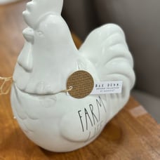 Rae Dunn farm life rooster Canister