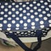Kate spade navy blue polka dot cooler bag