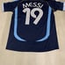 Messi #19 Argentina 2006 Away Retro Short Sleeves Jersey Large