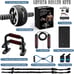 10-In-1 Ab Exercise Wheels Kit with Resistance Bands