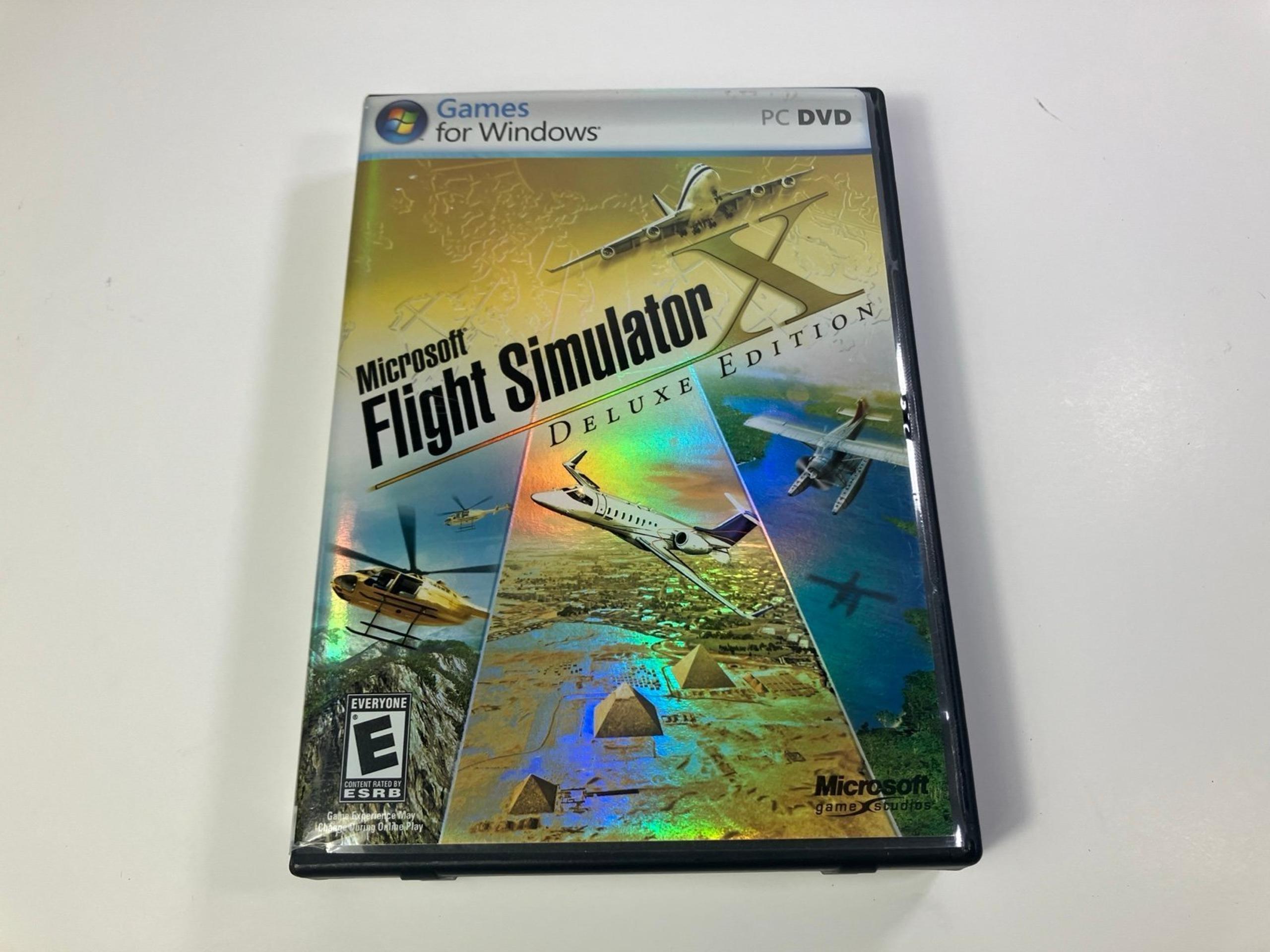 Flight Simulator X Deluxe Edition For Windows (CIB) Tested <Code Included>