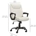 Classic Puresoft PU Padded Mid-Back Office Chair