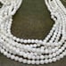 7Strands all Beads in the Photo white Jade faceted Gemstone beads # 1624