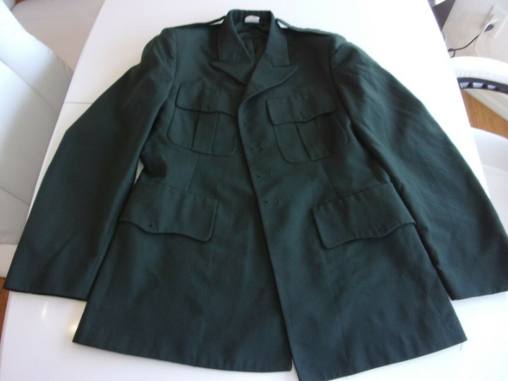 USGI U.S. ARMY DRESS GREEN CLASS A JACKET COAT SIZE 42 REGULAR LD343