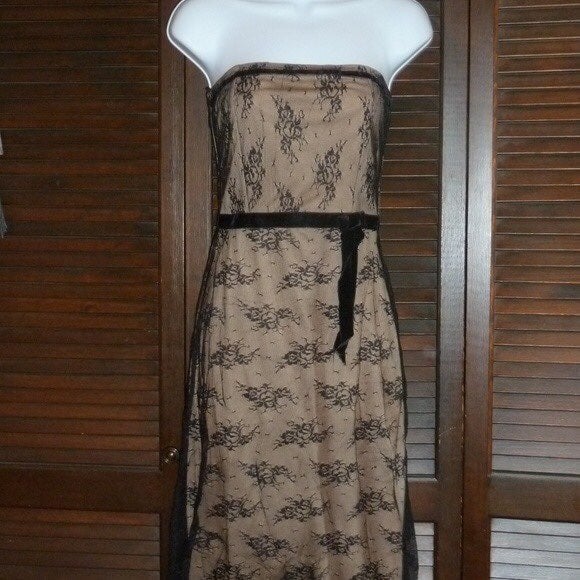 charlotte russe strapless dress