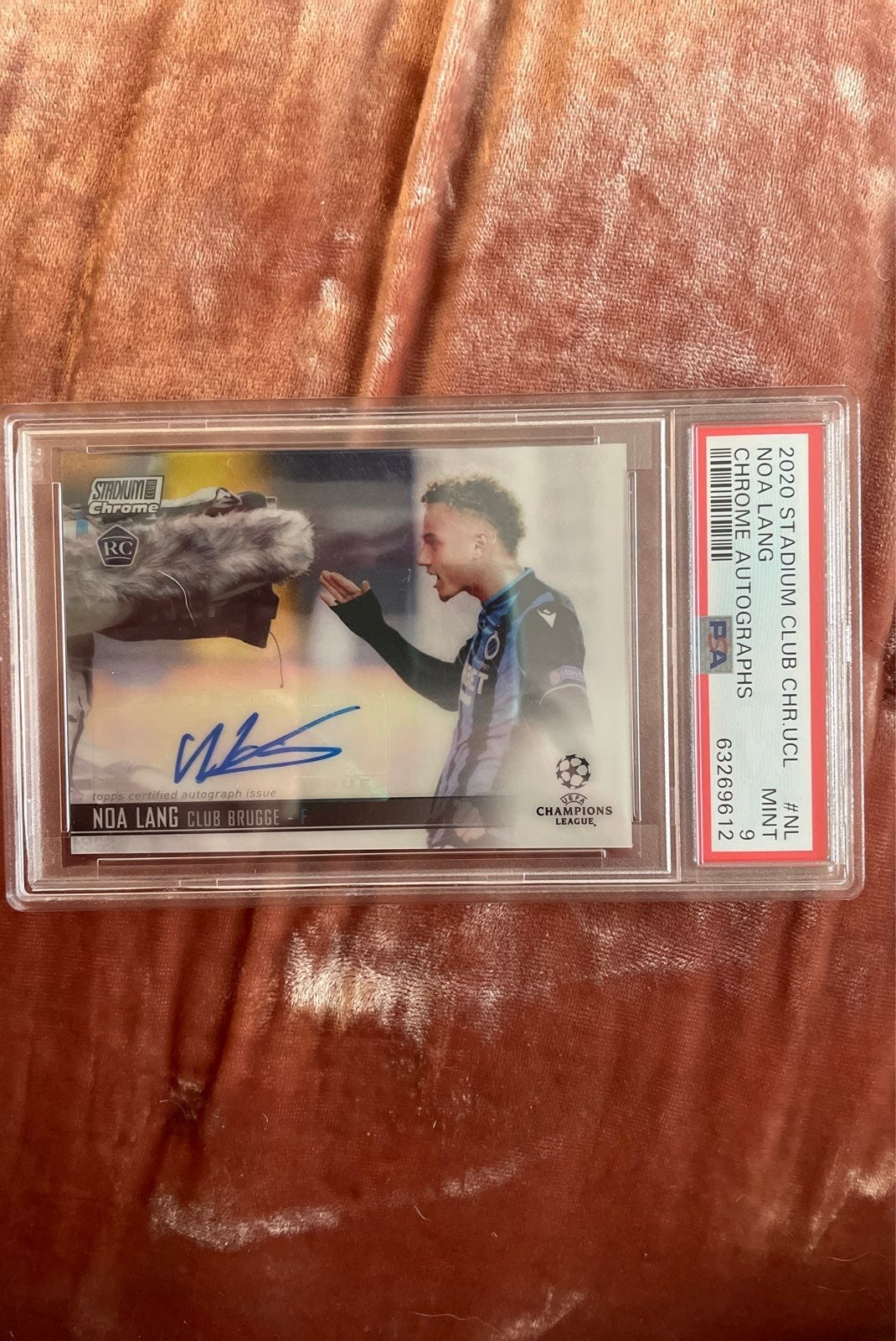 Noa Lang stafium club auto PSA 9 POP 1! none higher