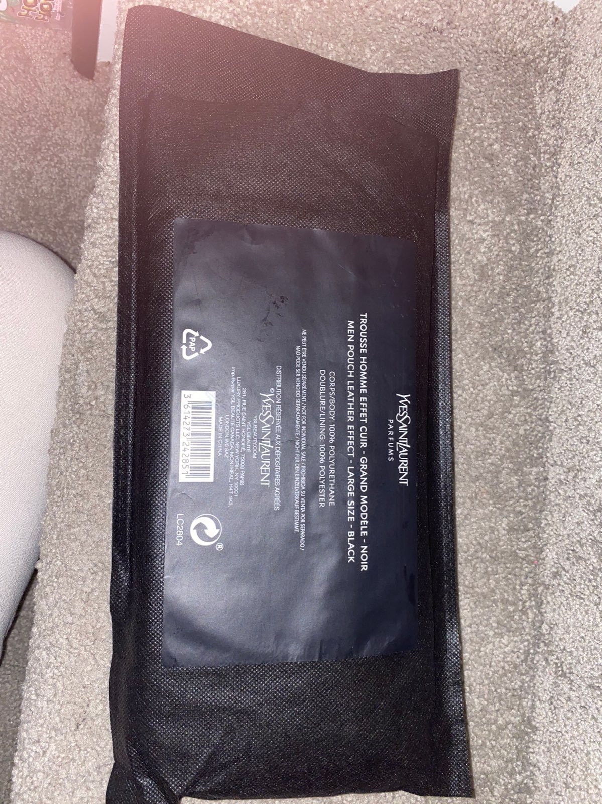 Ysl pouch leather