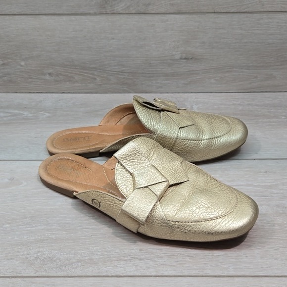 Born Women Leather Loafer Slip on flats shoes sz 9M