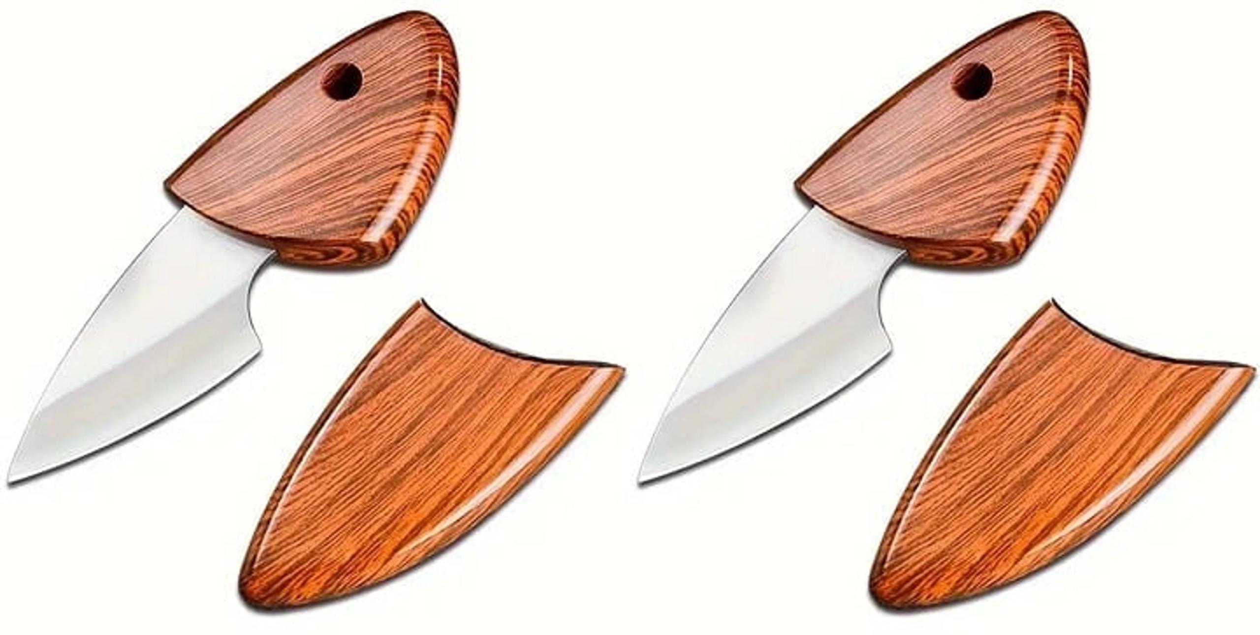 "New" (2 Pack) Creative Pocket Mini Fruit Paring Knife                         9