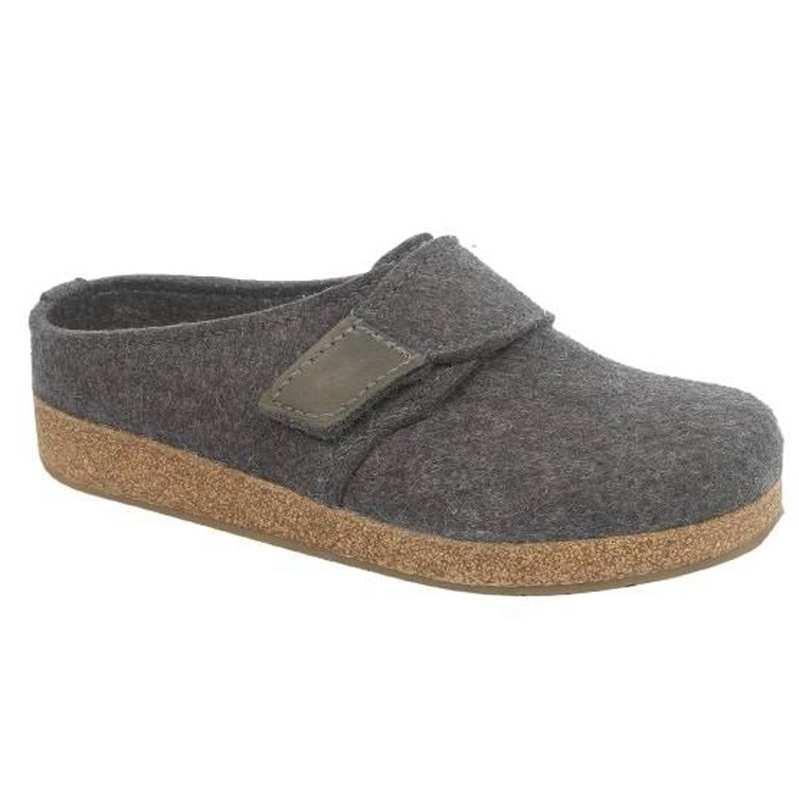 Haflinger Dark Grey Journey Slip On Wool Shoes Slippers Women’s Size 39