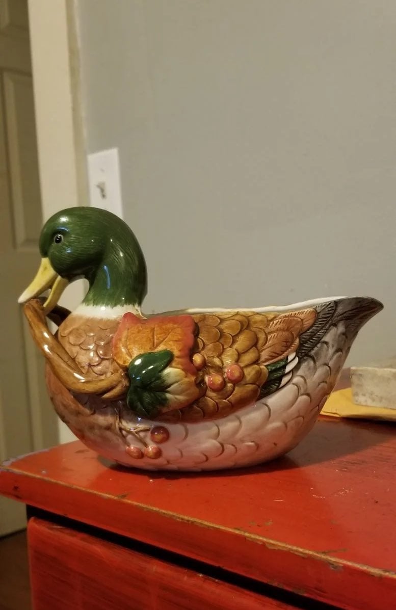 Fitz And Floyd Duck Gravy Boat