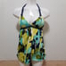 Abercrombie & Fitch top Small colorful abstract floral print sleeveless halter