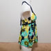Abercrombie & Fitch top Small colorful abstract floral print sleeveless halter