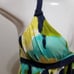 Abercrombie & Fitch top Small colorful abstract floral print sleeveless halter