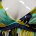 Abercrombie & Fitch top Small colorful abstract floral print sleeveless halter